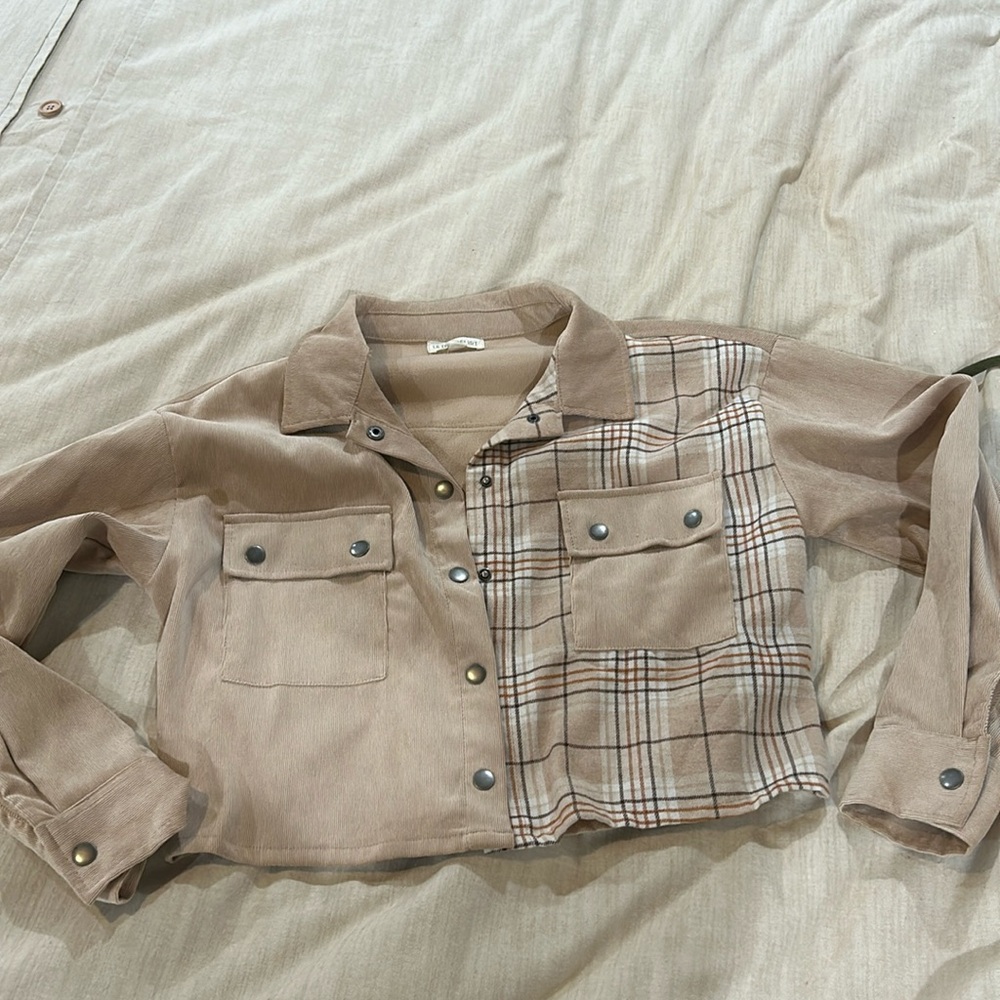 Ultra Flirt Size L Corduroy Jacket